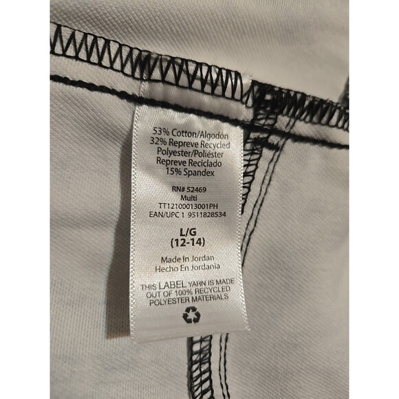 Time & True Tie Dye Knit Pull-On Stretch Leggings Pants Size Large 12-14 - Picture 12 of 12